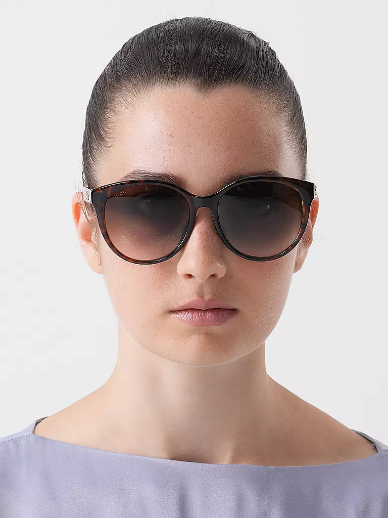 Gg0636sk Gucci Gg0636sk Sunglasses Brown Editorialist